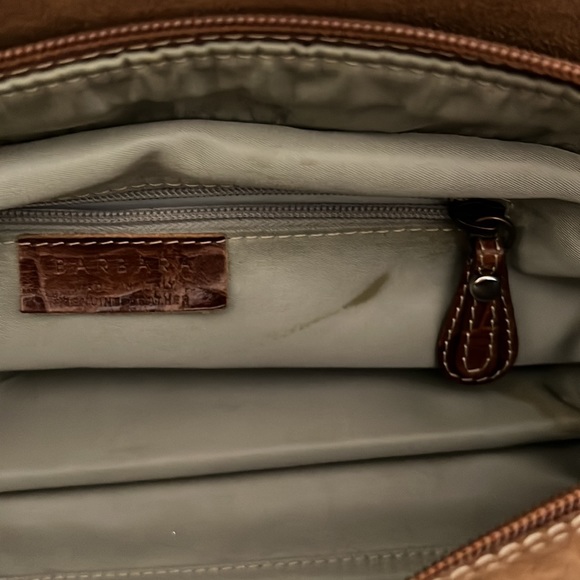 Barbara Leather Vintage  Croc Handbag! - Picture 5 of 10